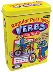 Regular Past Tense Verbs Fun Deck