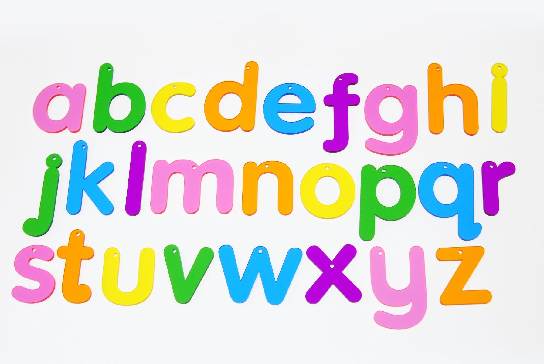Rainbow Letters - Set of 26