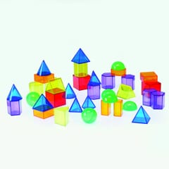 Translucent Geometric Shapes - Pack of 36