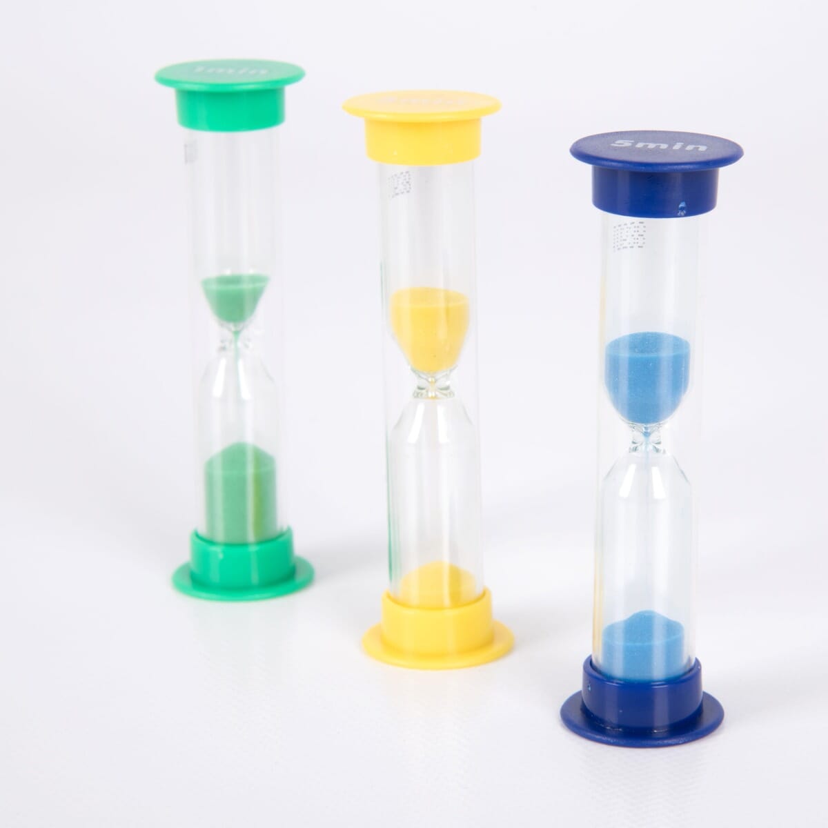 Shop Mini sand timer set Pack of 3 1 3 5 MIN Sensory Direct