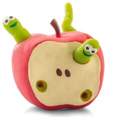  Stretchy Apple & Worms Fidget