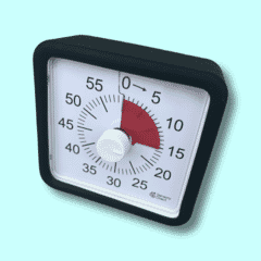 Desktop Visual Timer - Black Silicone Case