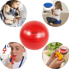 Helping Kids Shine Sensory Kit (Therapy Ball)