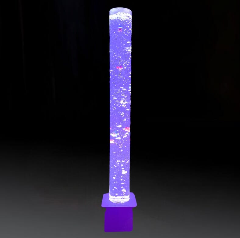 Bubble Tube with White Base - Colour Changing 120cm 