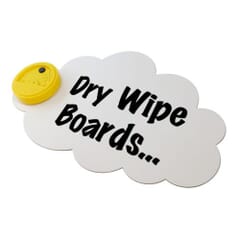 Dry Wipe Board - Mixed Pack of 10, With Adapters