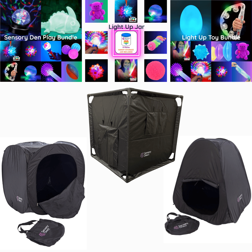 Blackout Sensory Dens & Choice of Light Up Bundle