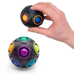 Black Rainbow Ball  Fidget Toy Puzzle