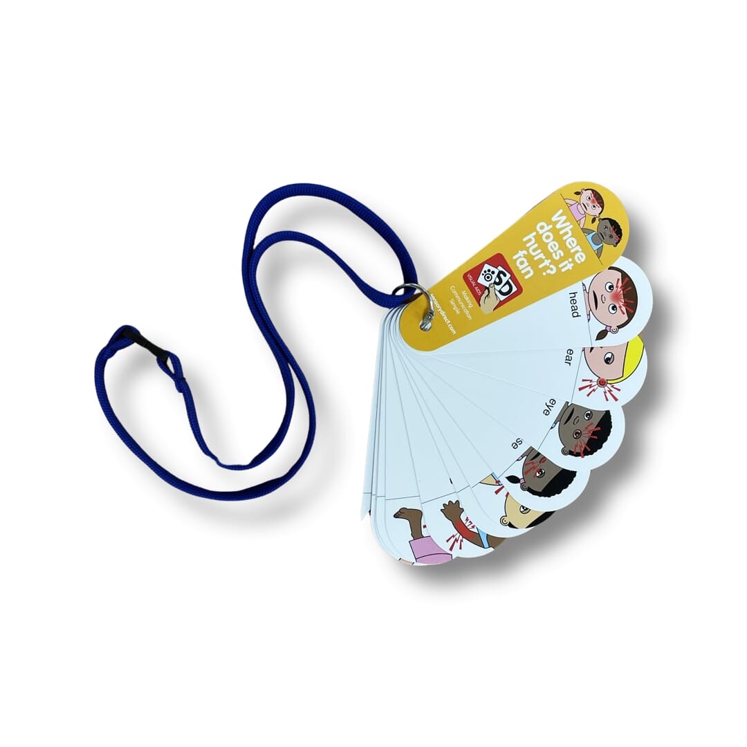 Where Does It Hurt? Fan - With Keyring & Lanyard