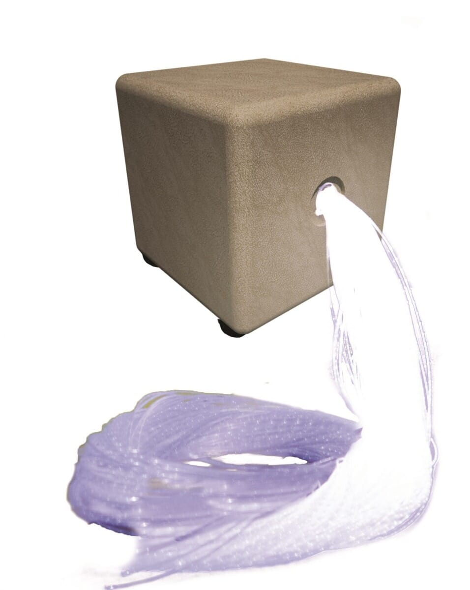 Cube Padded Seat and Surround For Use With Fibre Optic Tails