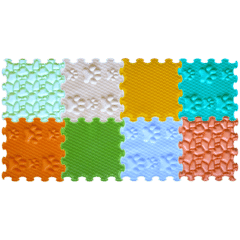ORTOTO First Steps Sensory Puzzle Playmats (30cmx30cm) Set Of 8