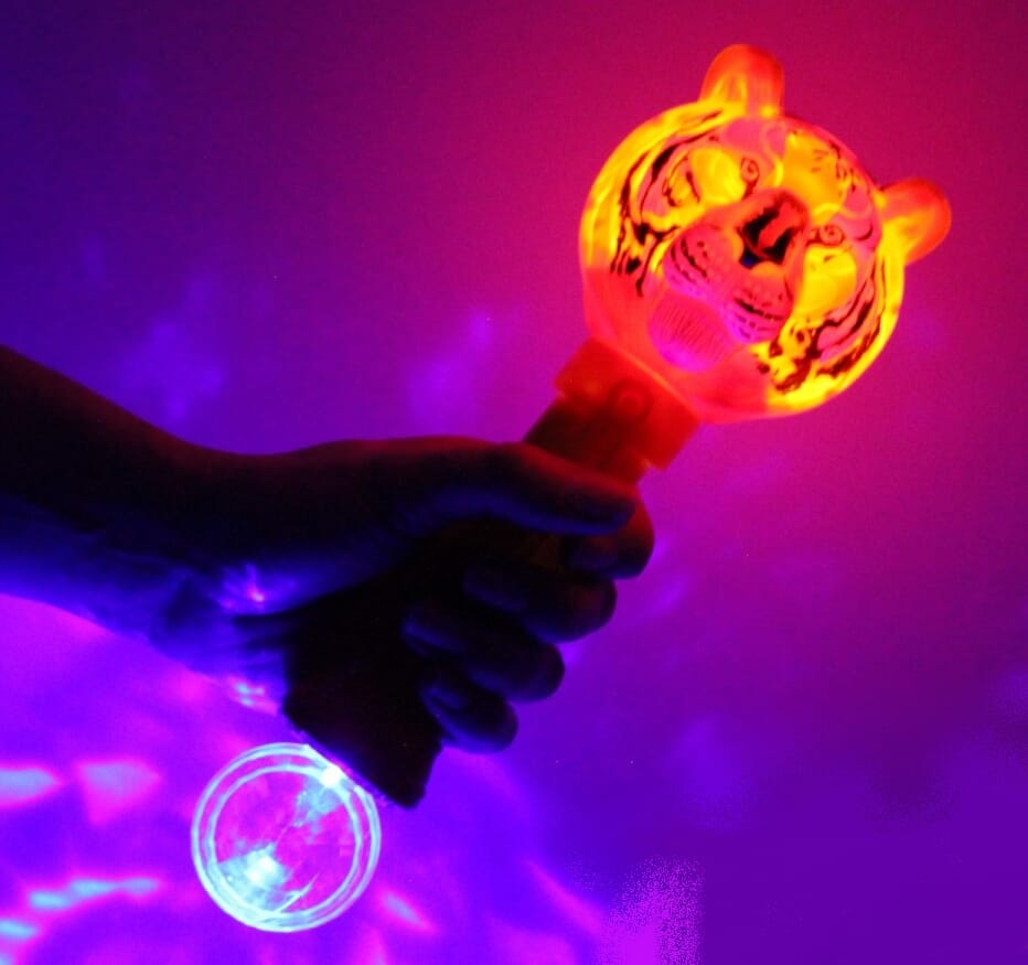 Flashing Tiger Wand
