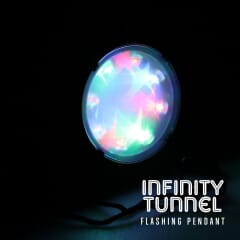 Flashing Colour Changing Infinity Tunnel Pendant