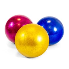 Set of 3 - Light Up Air Glitter Gel Ball - 10cm