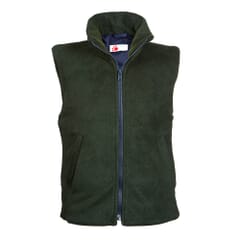 Unisex Adult Weighted Fleece Waistcoat - Green - END OF LINE SALE