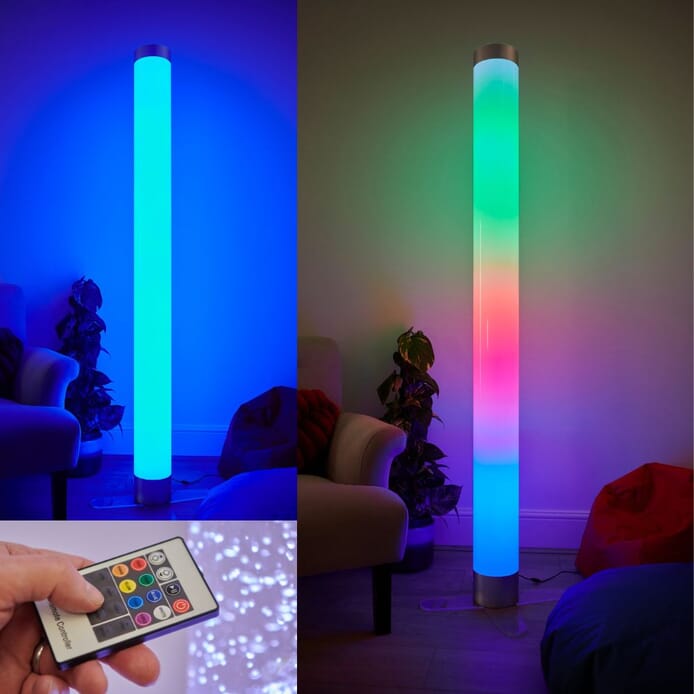 Column With Inlay Led Shop LED Interactive Light Column - 180cm | Sensory Direct