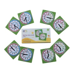 EasyRead Tell the Time Card Games - Level 1