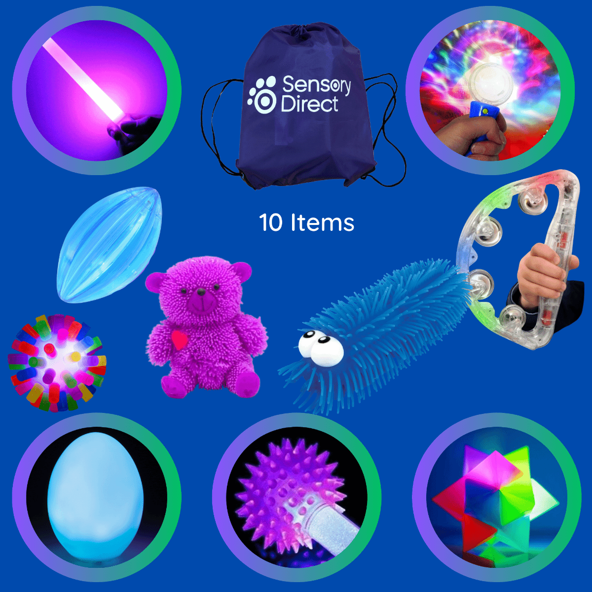 Light Up Toy Bundle - With Storage Bag