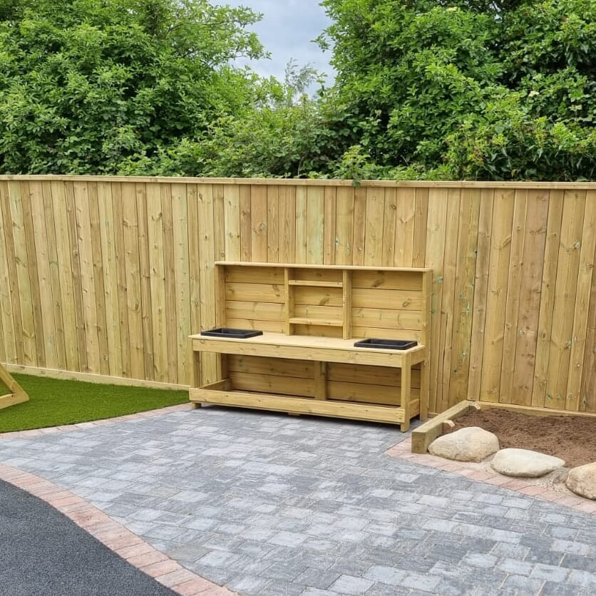 Wooden Outdoor Mud Kitchen - Main Image