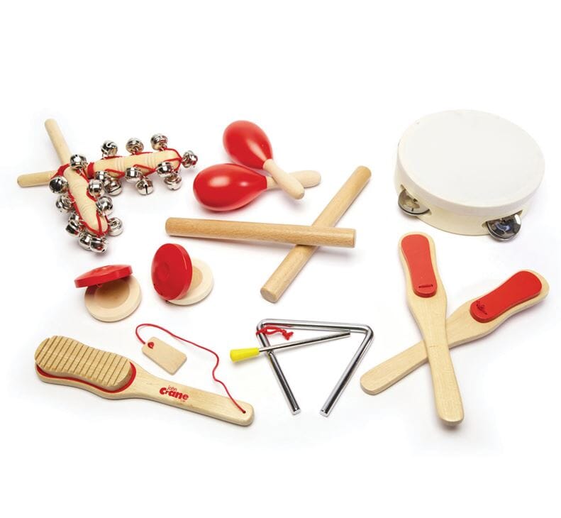 Wooden musical instrument store set