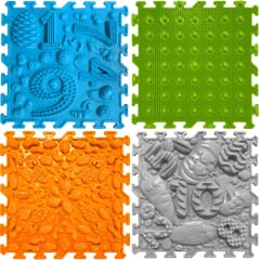 Nature & Numbers Starter Set Puzzle Playmats (25cmx25cm) Set of 4