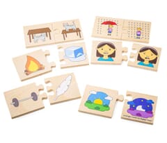 Opposites Wooden Puzzle -50% OFF