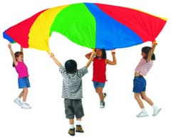 Multicoloured Parachute 