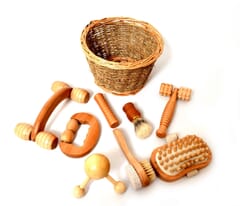 Sensory Massage Basket Set