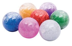 Sensory glitter hot sale balls