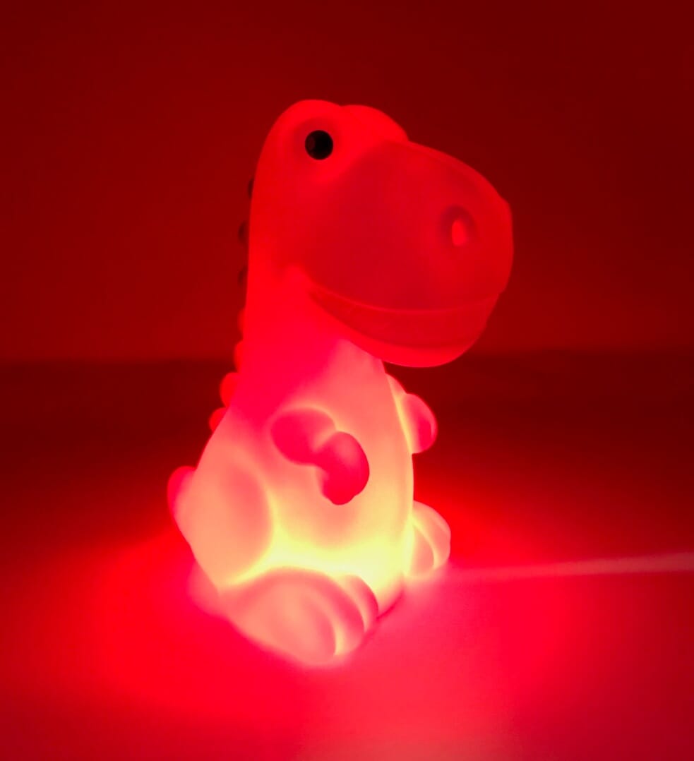 color changing night light dinosaur