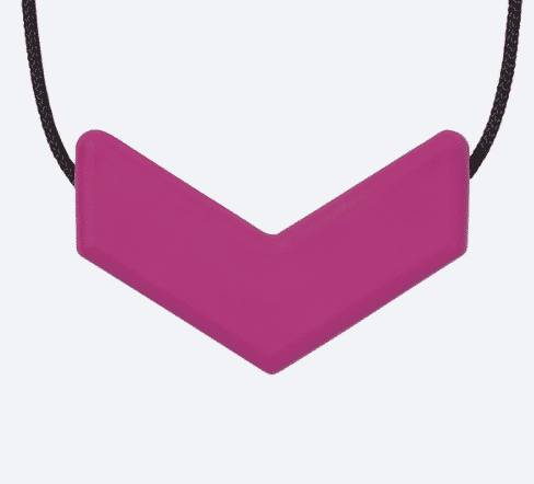ARK Chevron Chew Necklace - Magenta - S (Standard)