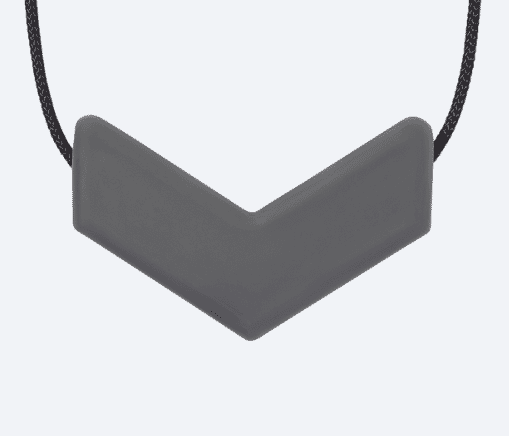 ARK Chevron Chew Necklace - Dark Grey - XXT (Very Firm)