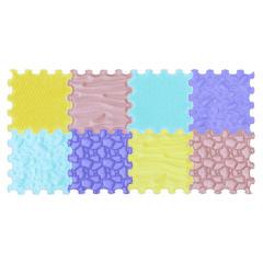 ORTOTO Sensory & Calm Pastel Sensory Puzzle Playmats (30cmx30cm) Set Of 8