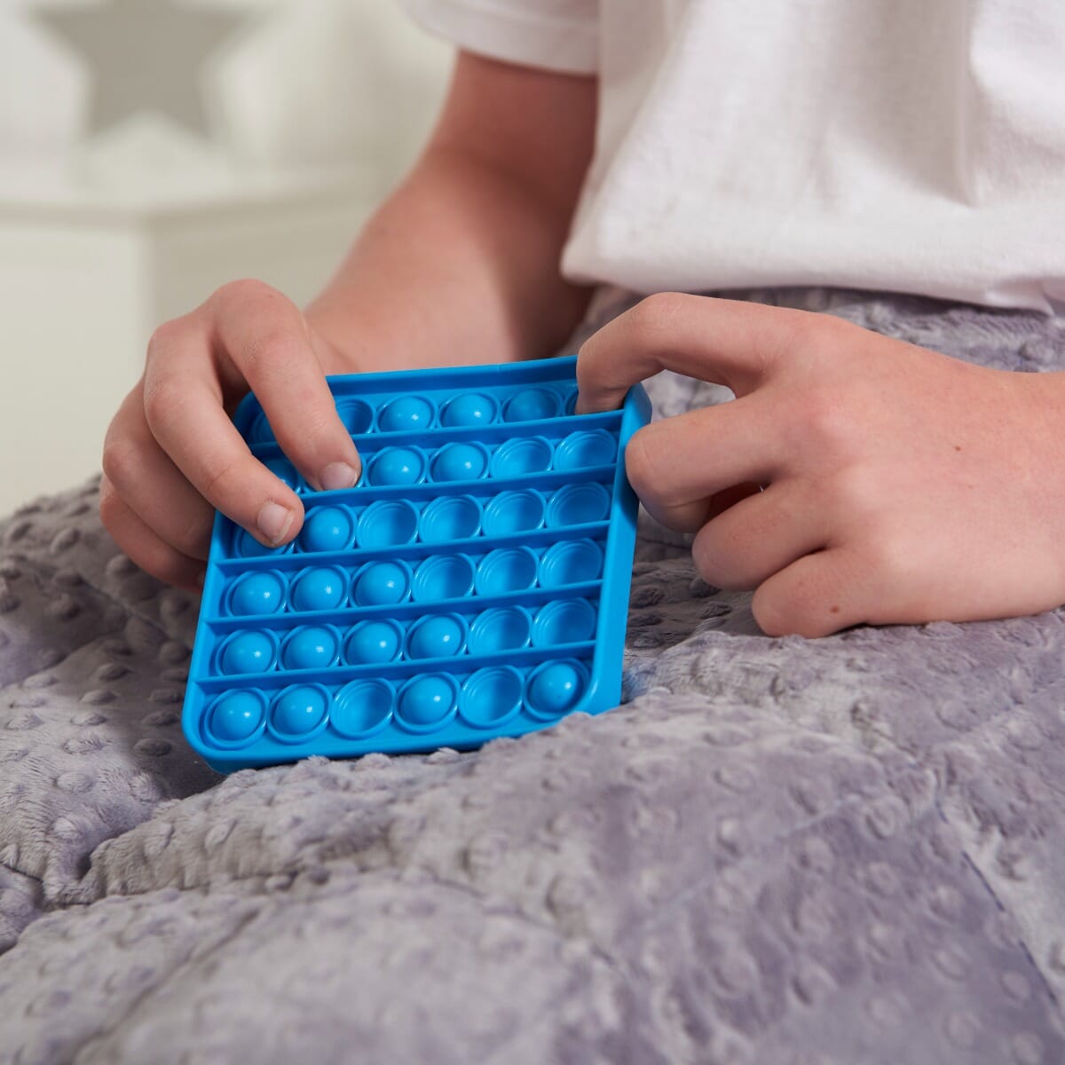 Push It Bubble Fidget Toys Pop Its Square Sensory Stress Relief Kids School Toy 