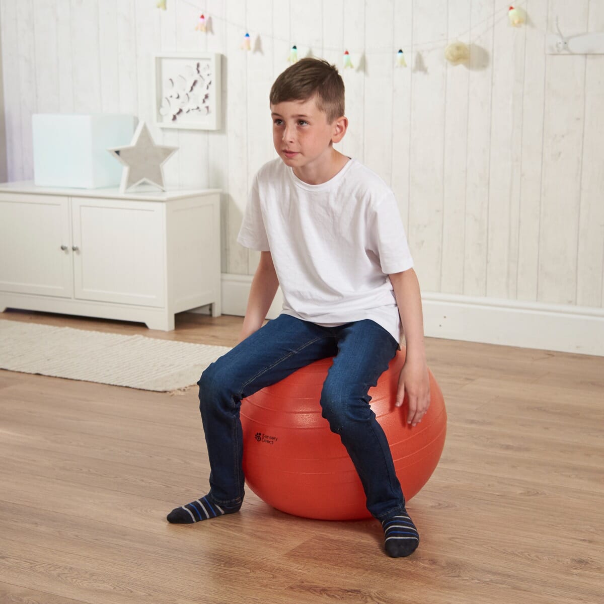 Orange exercise ball online