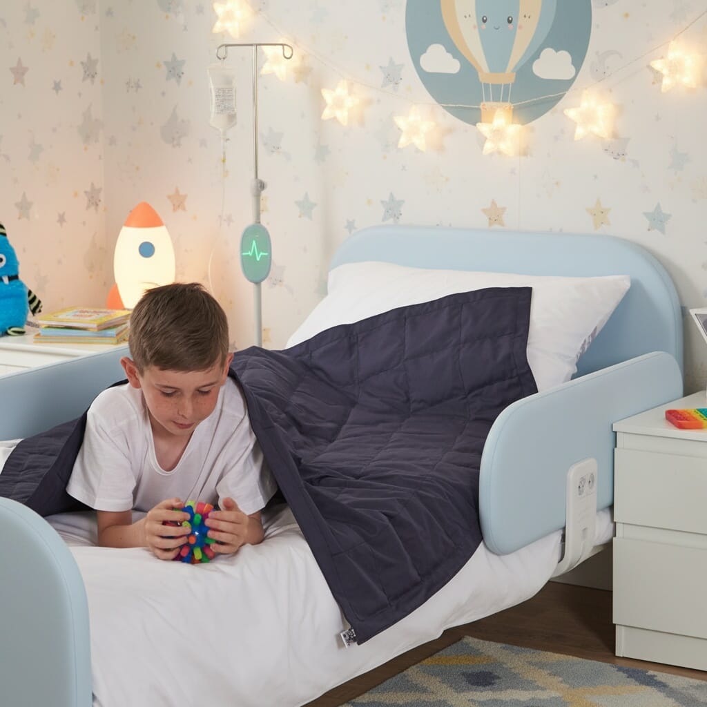 Flame Retardant Weighted Blanket - Crib 7