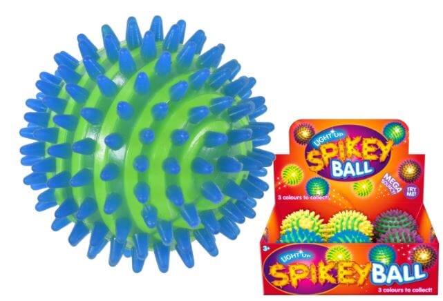 Light up cheap spikey ball