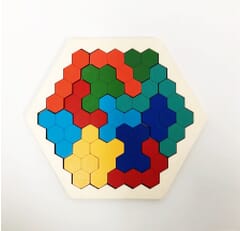 Wooden Tangram Puzzle - Large