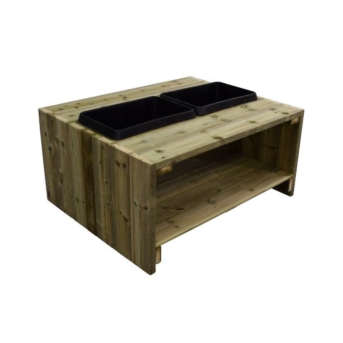 Wooden Team Building Table