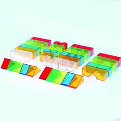 Translucent Colour Blocks  - Pk 50