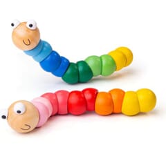 Set of 2 - Woody the Worms