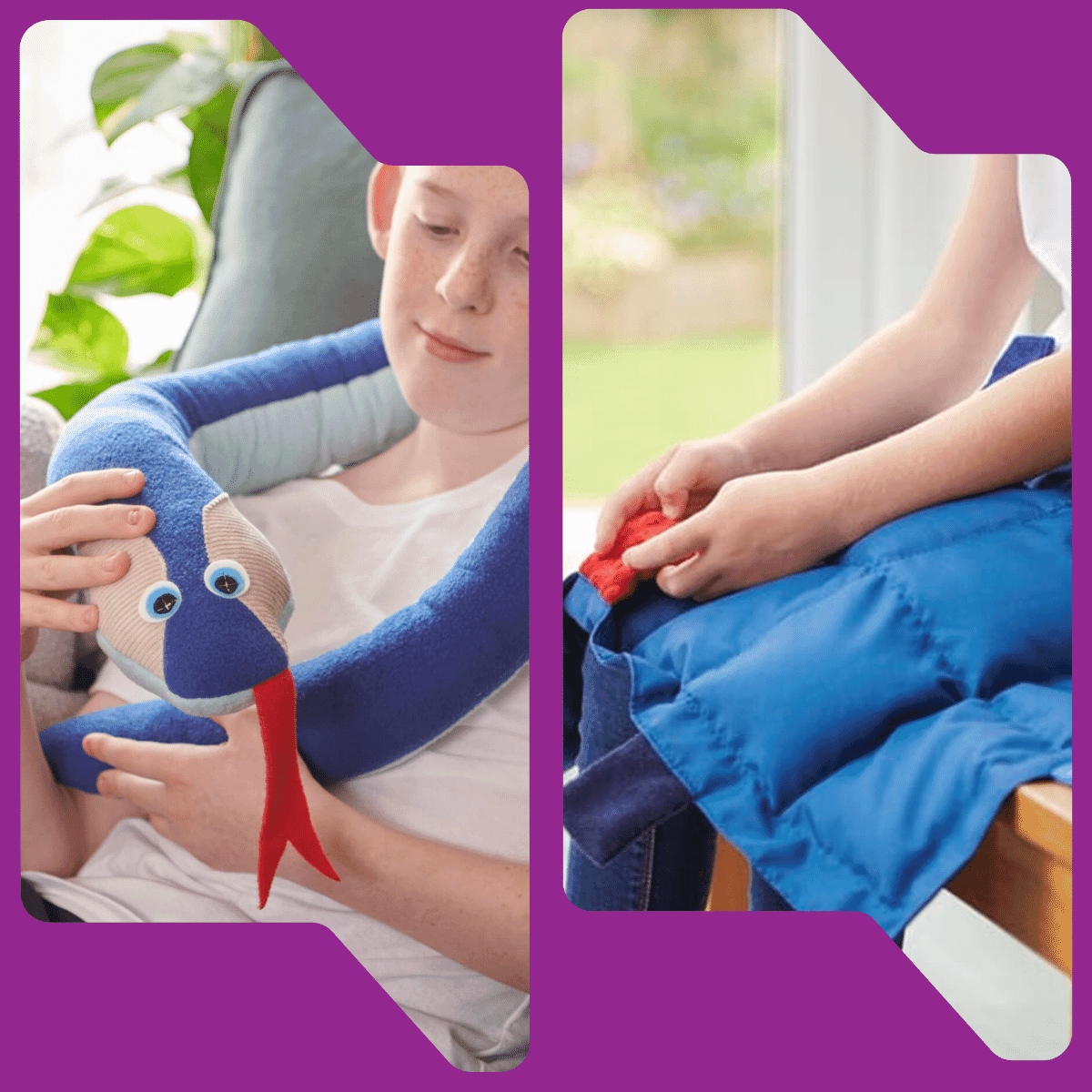 Weighted Therapy Lap Pad & Snake Combo - Junior