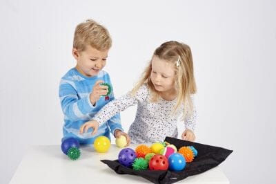 Light Up Ridged Rugby Ball for Tactile Sensory Play 